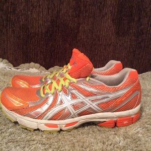 Aasics Women’s Gel Exalt Orange Yellow Sz 9